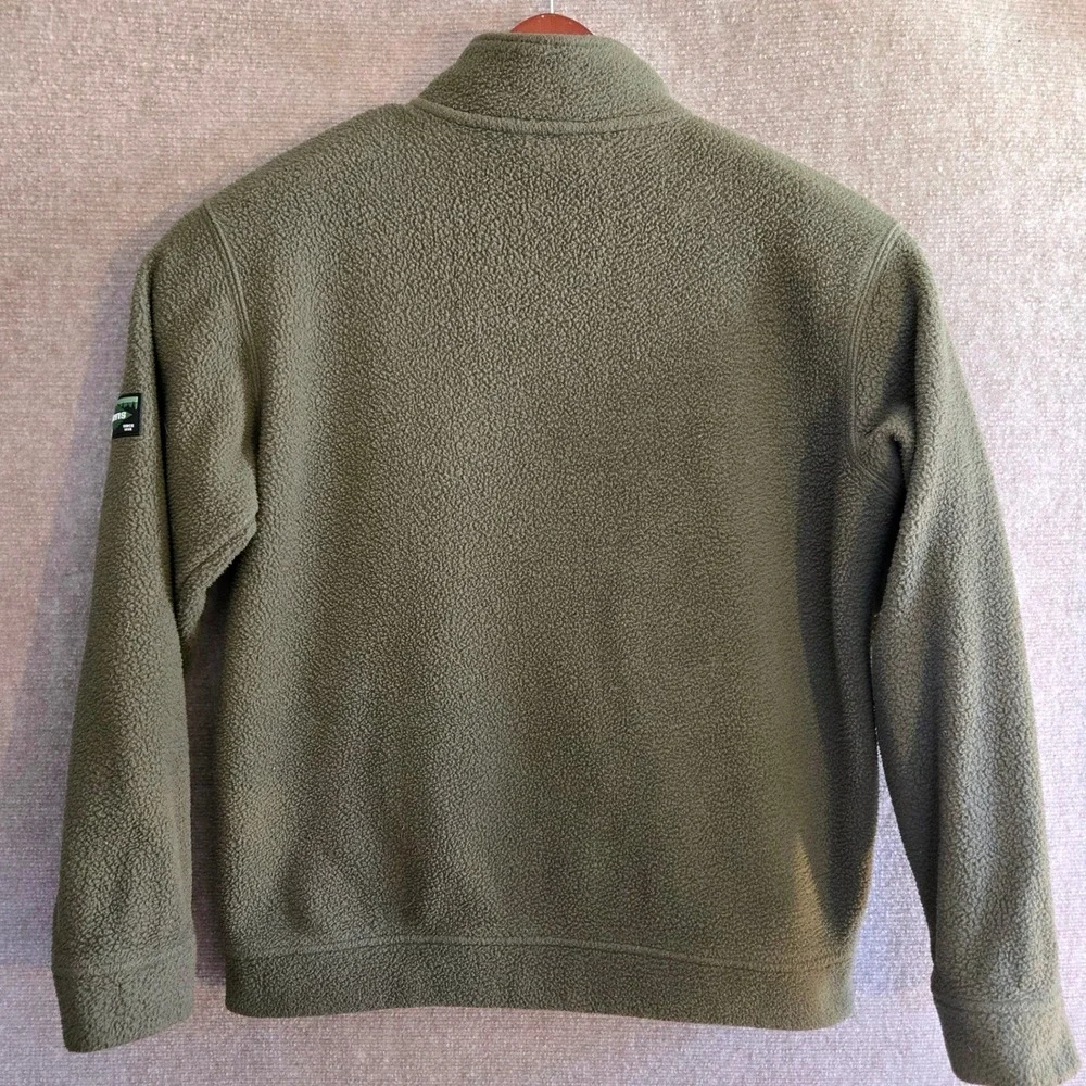 Orvis Mens Classic Collection Full Zip Fleece Jacket Olive‎ Green Small